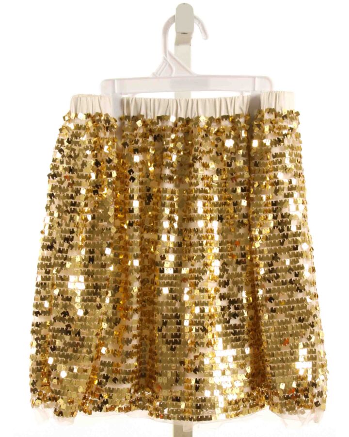 CREWCUTS  GOLD   SEQUINED SKIRT