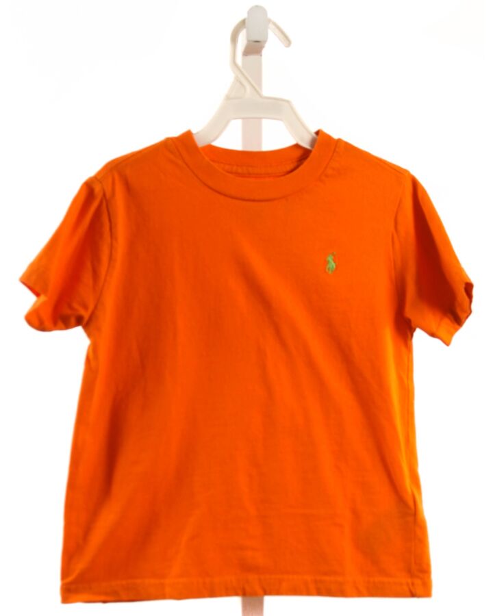 POLO BY RALPH LAUREN  ORANGE KNIT   T-SHIRT