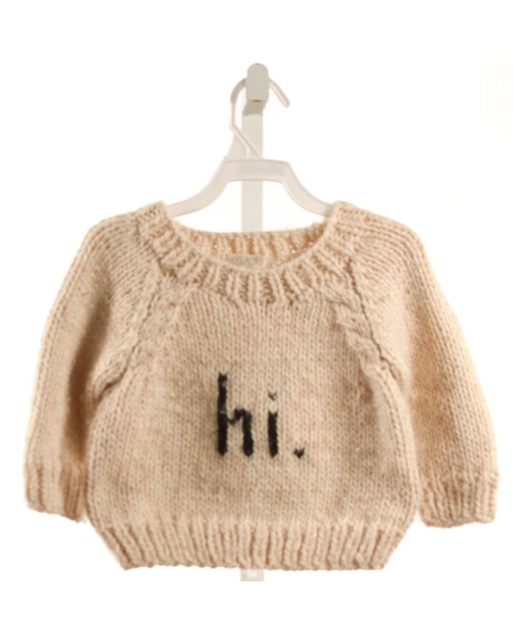 HUGGALUGS  CREAM    SWEATER