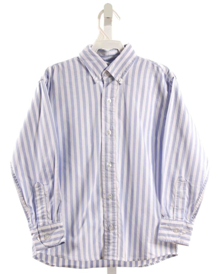 BELLA BLISS  BLUE  STRIPED  DRESS SHIRT