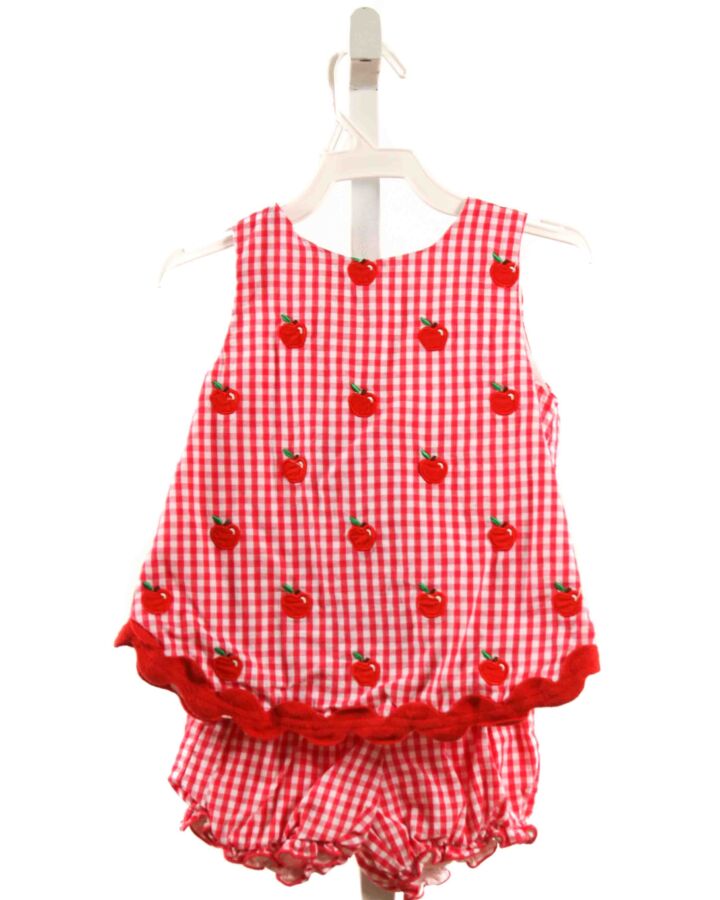 CLASSIC WHIMSY  PINK  GINGHAM  2-PIECE OUTFIT