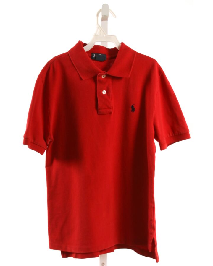 POLO BY RALPH LAUREN  RED PIQUE   KNIT SS SHIRT