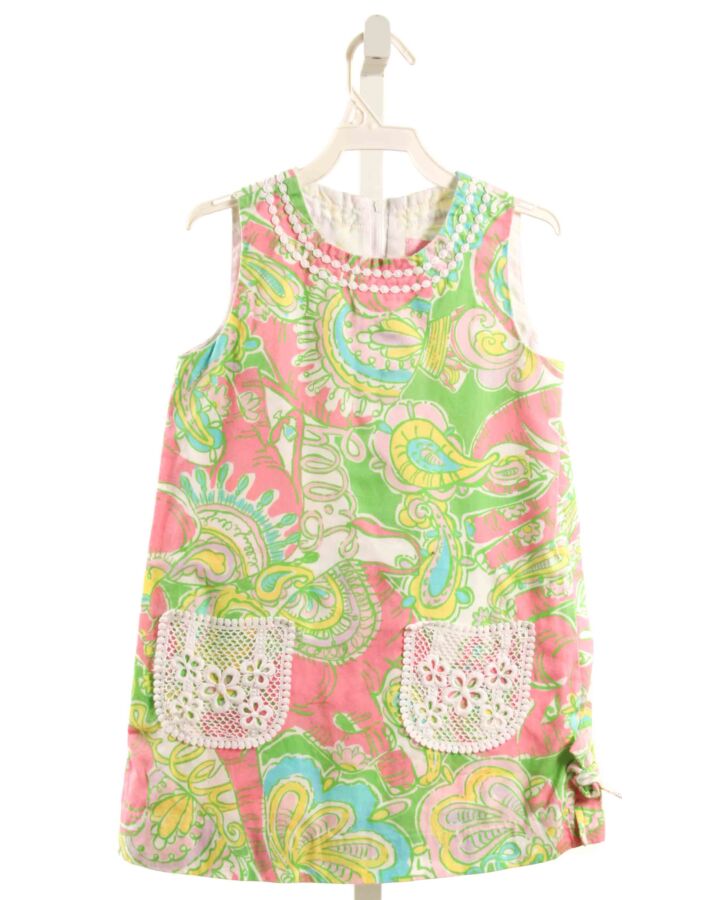 LILLY PULITZER  PINK  FLORAL  DRESS
