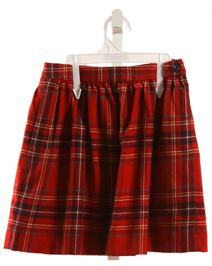 BROOKS BROTHERS  RED  PLAID  SKIRT