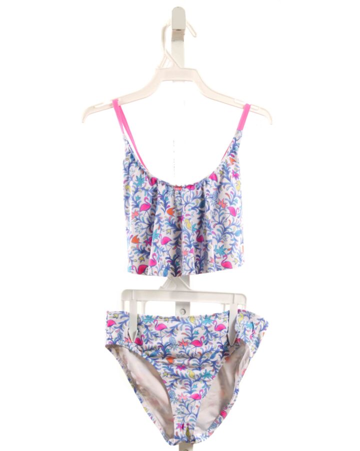 VINEYARD VINES  BLUE  FLORAL  2-PIECE SWIMSUIT