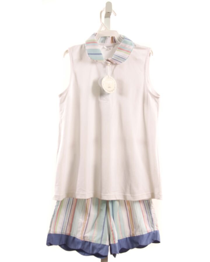 DONDOLO  WHITE  STRIPED  2-PIECE OUTFIT