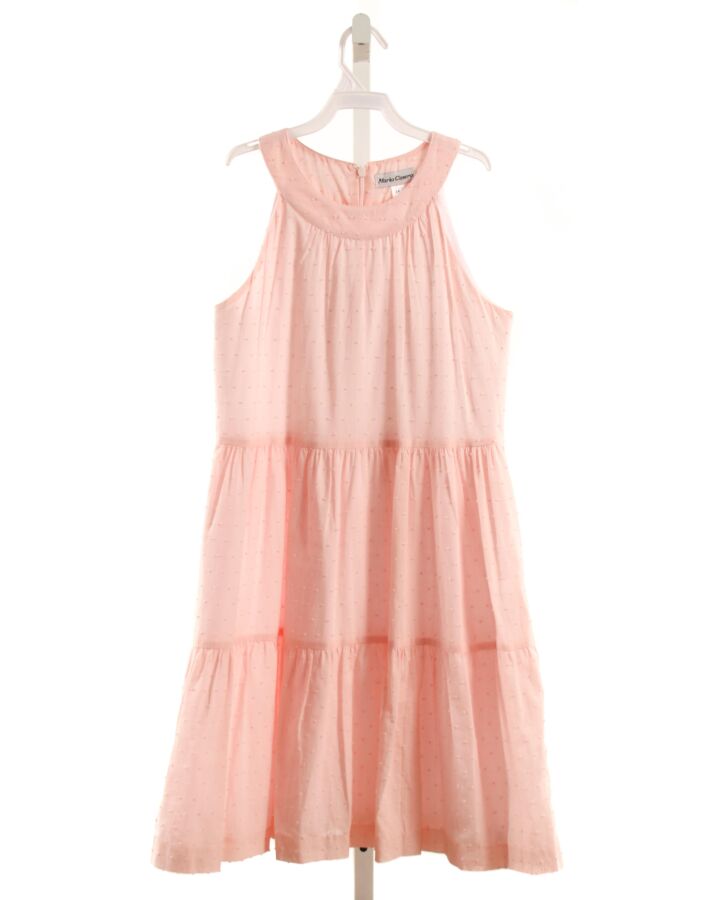 MARIA CASERO  PINK SWISS DOT   DRESS