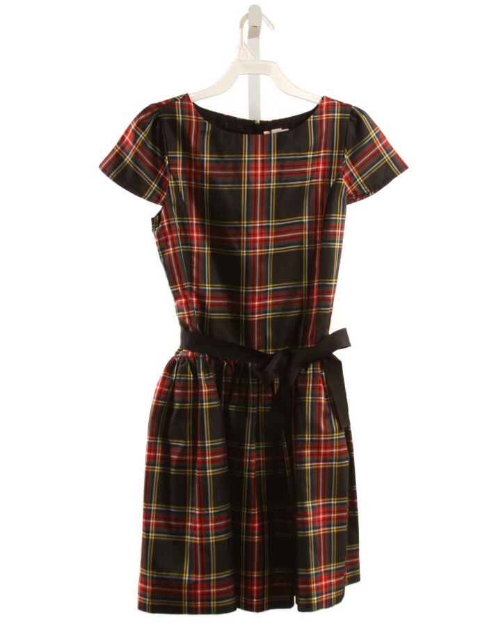 CREWCUTS  RED  PLAID  PARTY DRESS