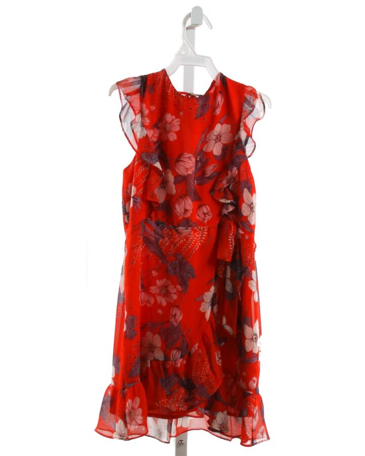 BARDOT  RED  FLORAL  DRESS