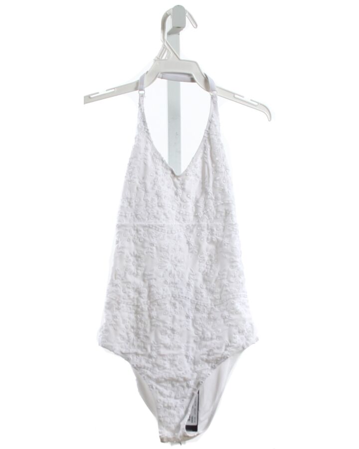 VILEBREQUIN  WHITE EYELET   1-PIECE SWIMSUIT