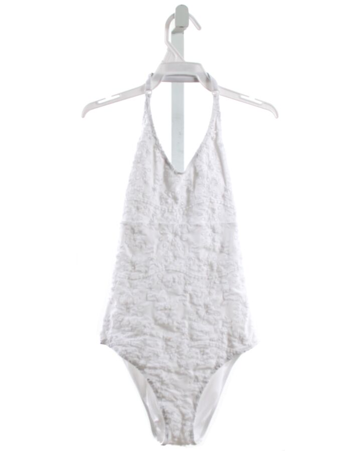 VILEBREQUIN  WHITE EYELET   1-PIECE SWIMSUIT