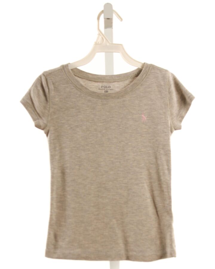 POLO BY RALPH LAUREN  GRAY    KNIT SS SHIRT