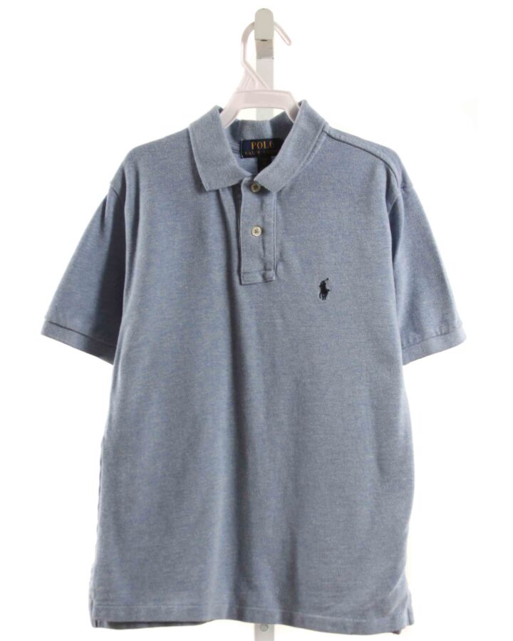 POLO BY RALPH LAUREN  LT BLUE PIQUE   KNIT SS SHIRT