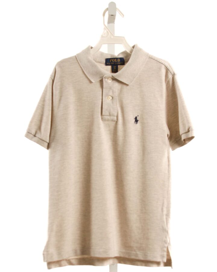 POLO BY RALPH LAUREN  IVORY PIQUE   KNIT SS SHIRT