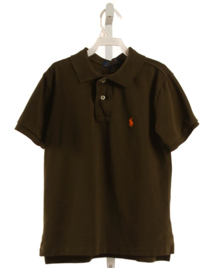 POLO BY RALPH LAUREN  FOREST GREEN PIQUE   KNIT SS SHIRT