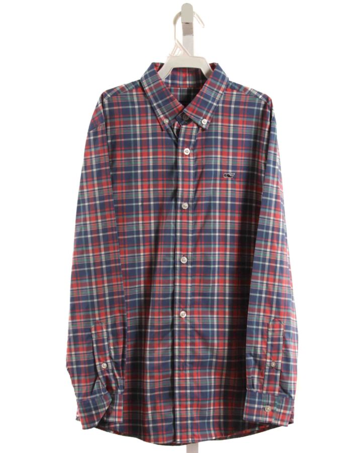 VINEYARD VINES  MULTI-COLOR  PLAID  DRESS SHIRT