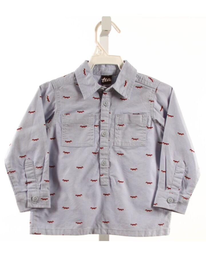 TEA  CHAMBRAY    DRESS SHIRT