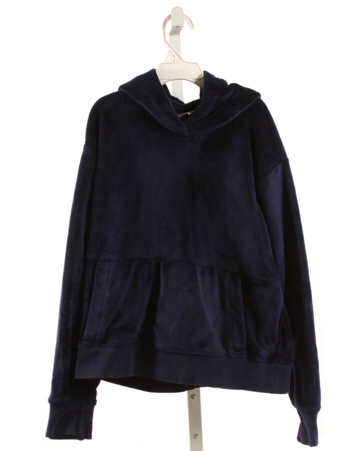 ATHLETA GIRL  NAVY VELOUR   PULLOVER