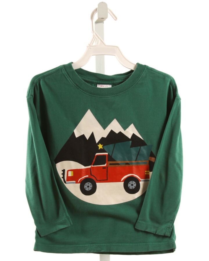 HANNA ANDERSSON  GREEN   PRINTED DESIGN T-SHIRT