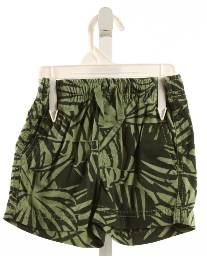TEA  GREEN LINEN   SHORTS