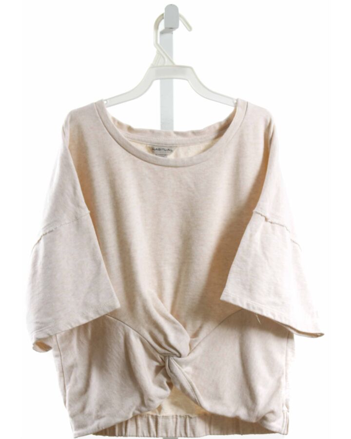 HABITUAL GIRL  KHAKI    KNIT SS SHIRT