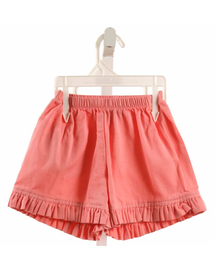 RED BEANS  PINK    SHORTS WITH RUFFLE