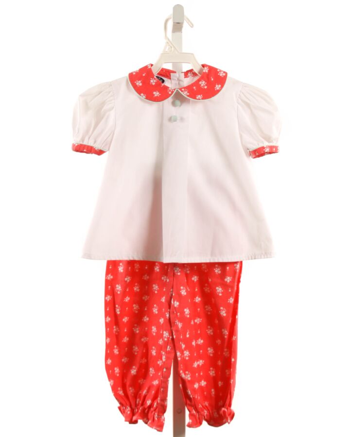 PBJ  HOT PINK  FLORAL  2-PIECE OUTFIT