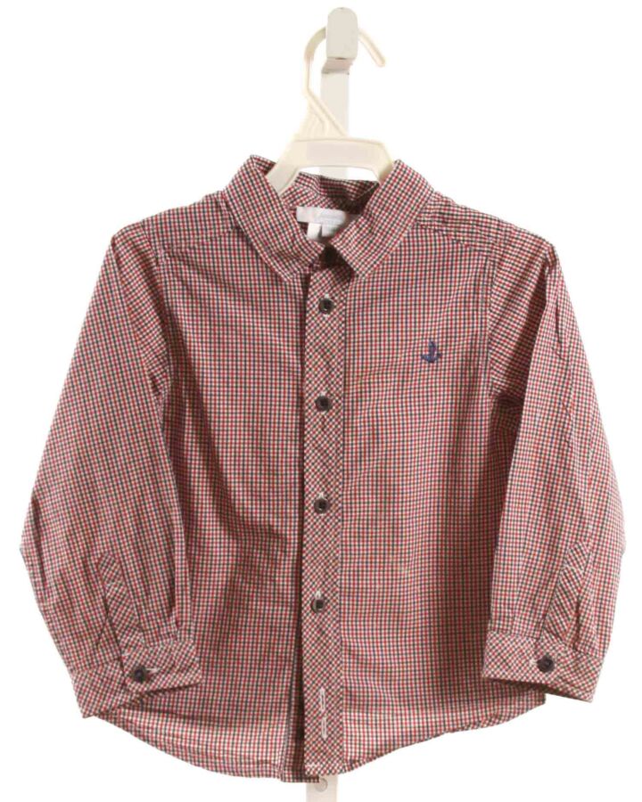 JACADI  RED    DRESS SHIRT