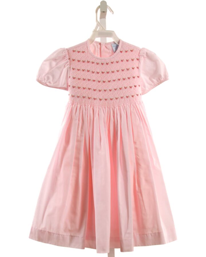 REMEMBER NGUYEN  PINK   SMOCKED DRESS
