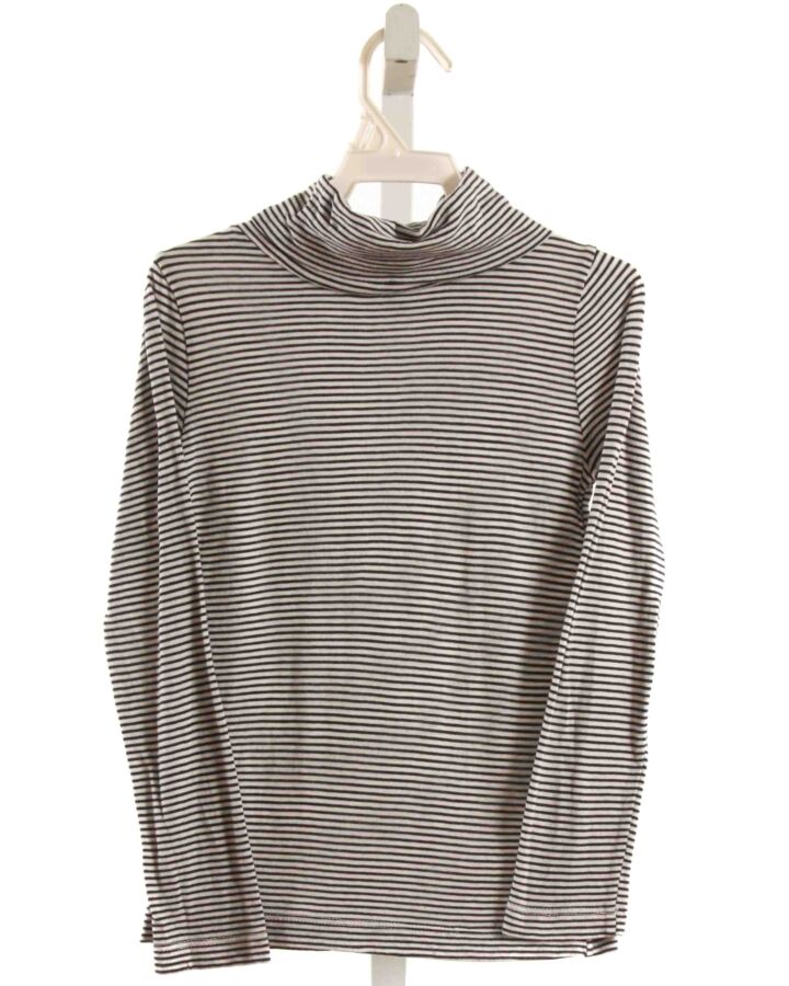 CREWCUTS  BLACK  STRIPED  KNIT LS SHIRT