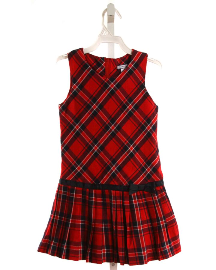 HARTSTRINGS  RED  PLAID  DRESS