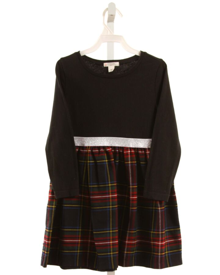 CREWCUTS  BLACK  PLAID  DRESS