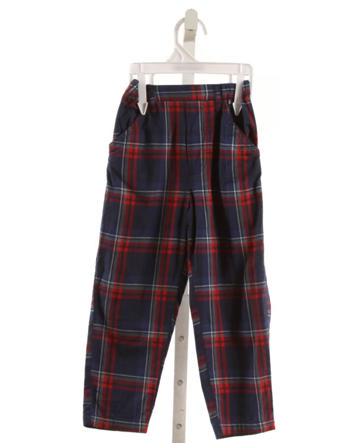 BELLA BLISS  NAVY  PLAID  PANTS