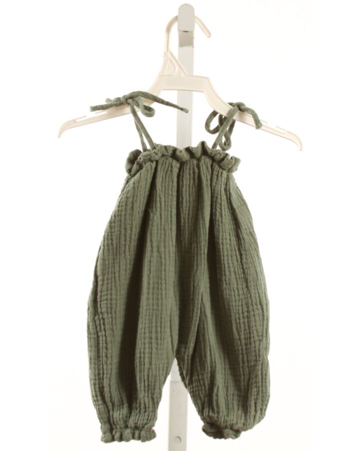 RYLEE & CRU  GREEN SEERSUCKER   ROMPER