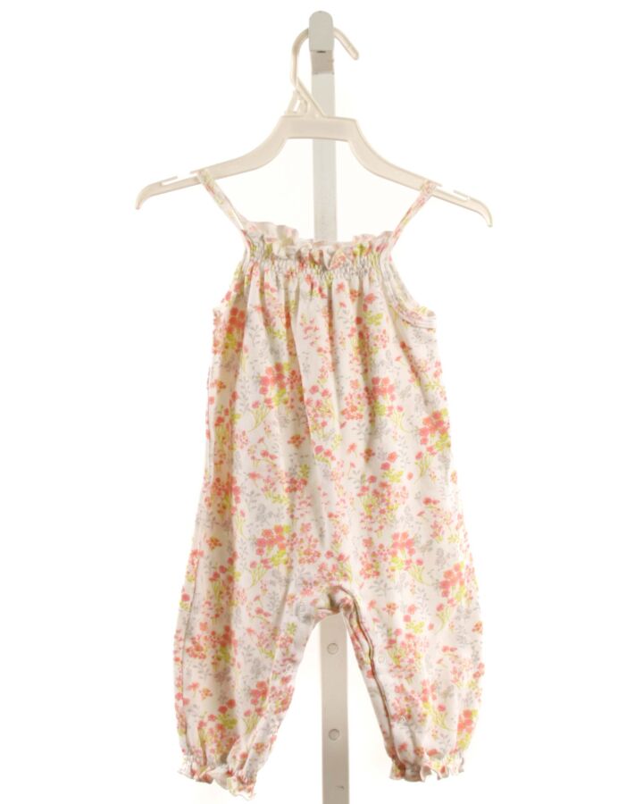 LAURA ASHLEY  PINK  FLORAL  KNIT ROMPER