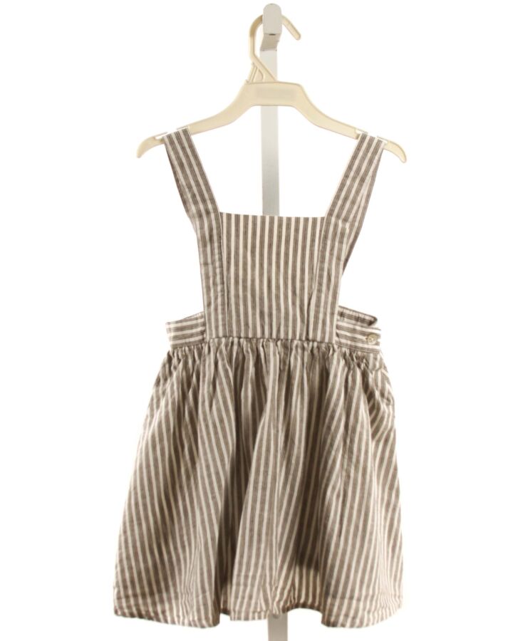 RYLEE & CRU  GRAY  STRIPED  DRESS