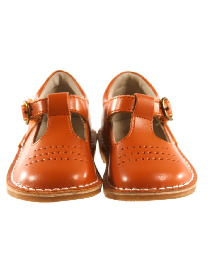 L'AMOUR ORANGE MARY JANES  *EUC SIZE TODDLER 7