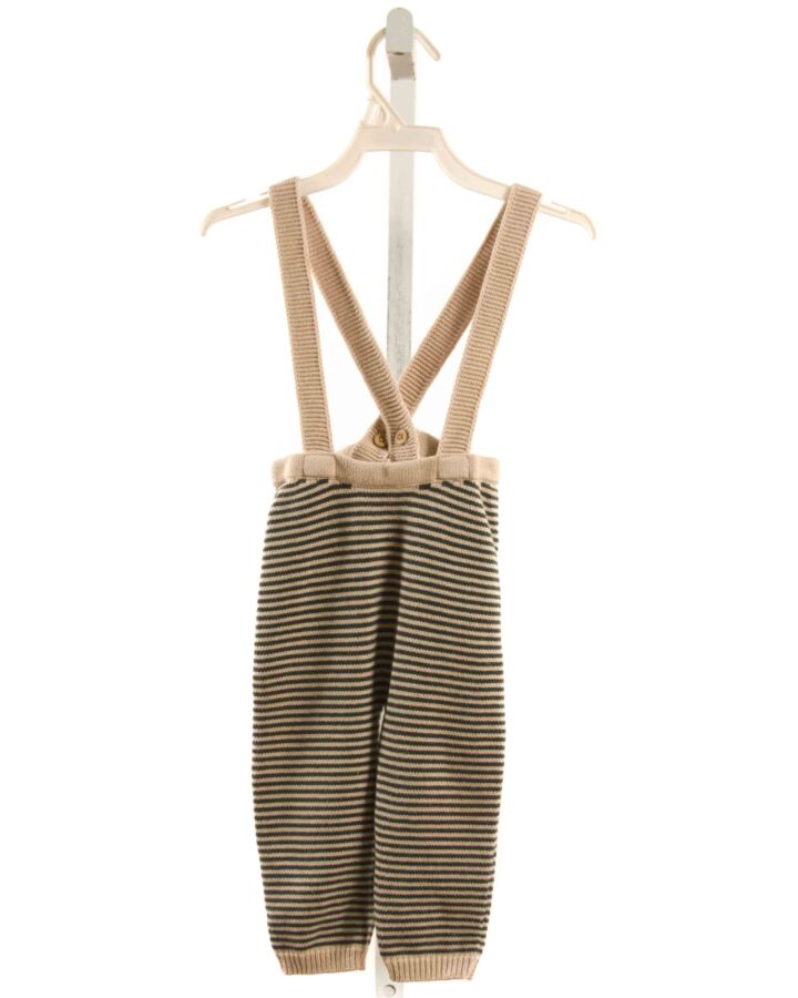FIN & VINCE  GREEN  STRIPED  PANTS