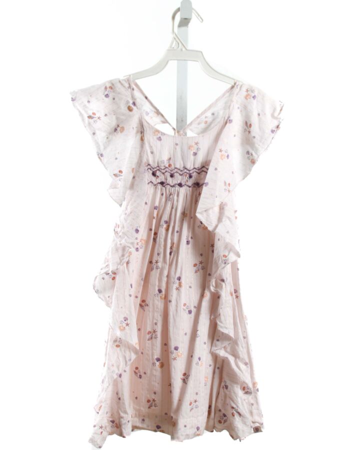 VELVETEEN  PINK   PRINTED DESIGN DRESS