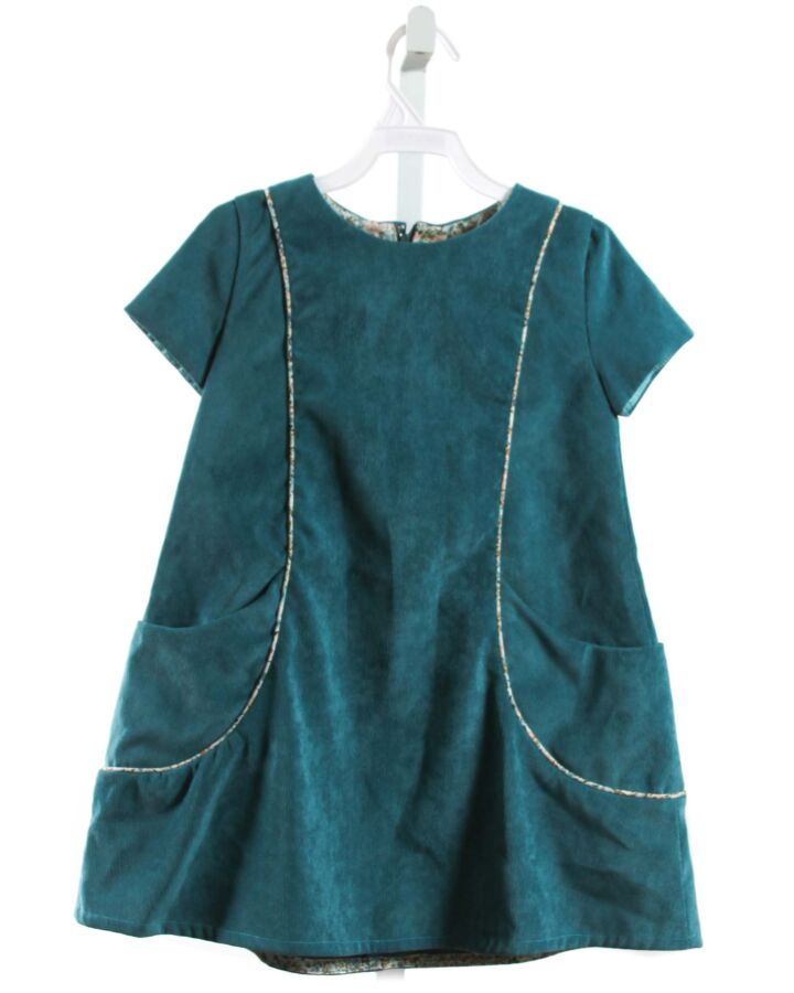 ISABEL GARRETON  GREEN CORDUROY   DRESS