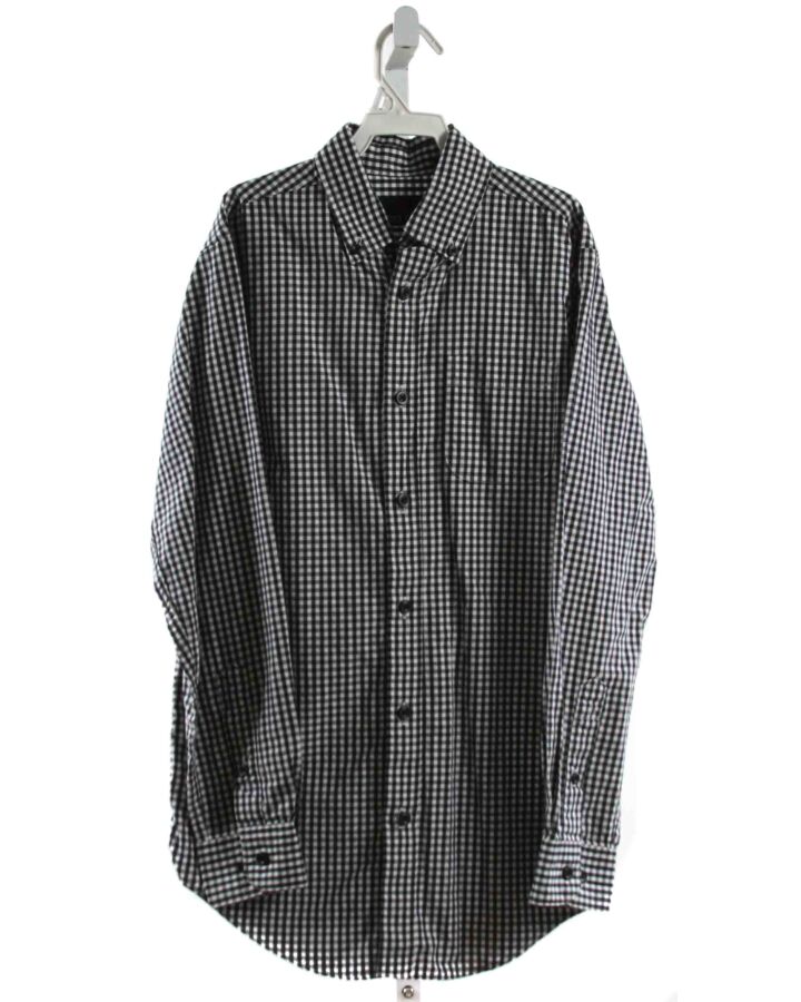 CLASS CLUB  BLACK  GINGHAM  DRESS SHIRT