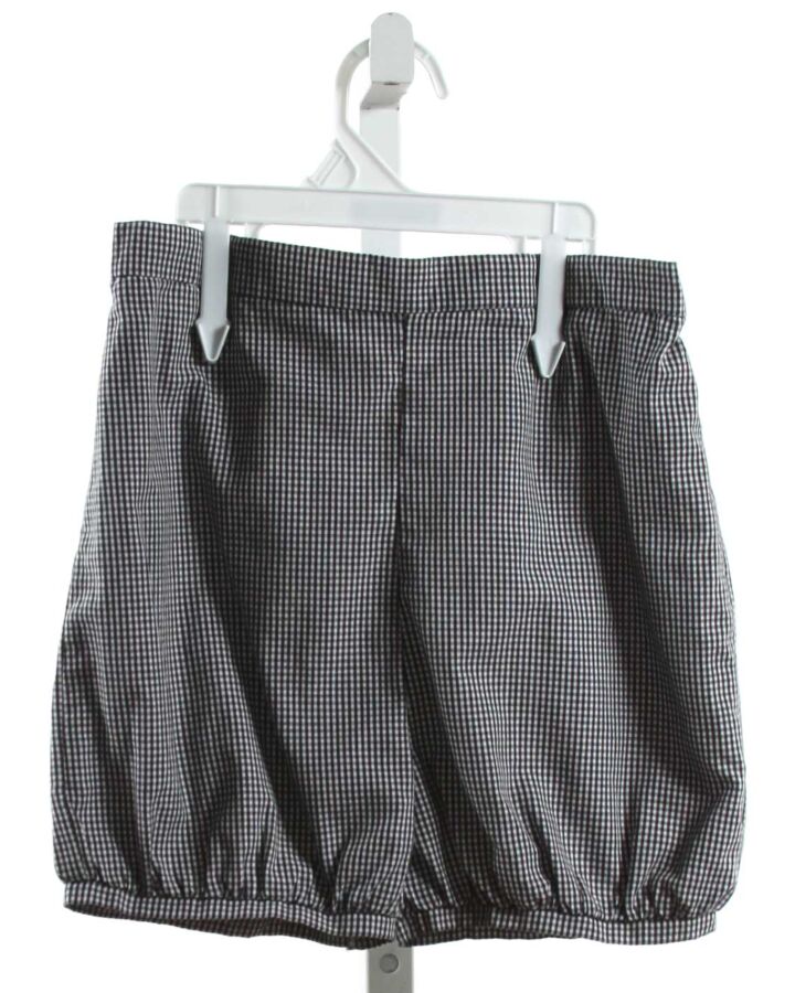 ZUCCINI  BLACK  GINGHAM  SHORTS