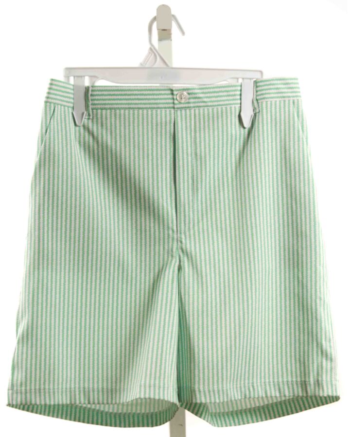 BELLA BLISS  GREEN  STRIPED  SHORTS