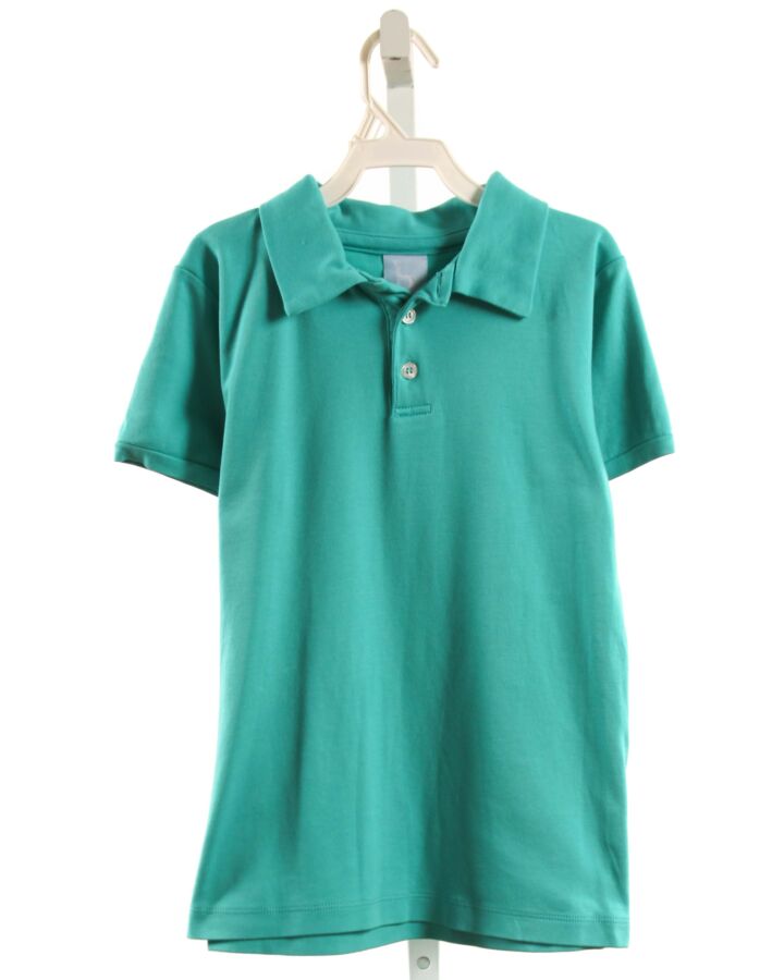 BELLA BLISS  GREEN    KNIT SS SHIRT
