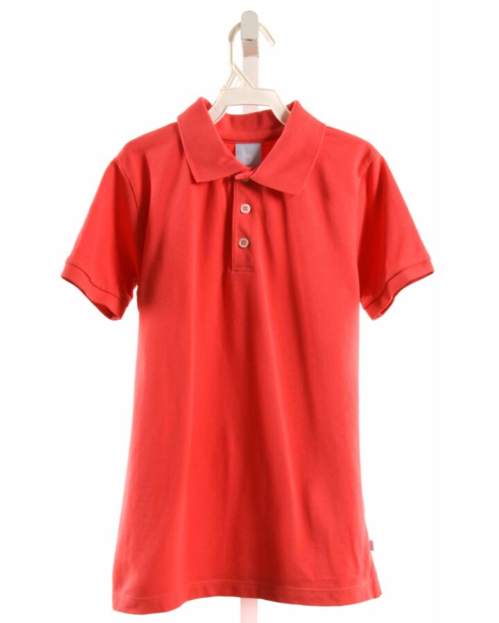 BELLA BLISS  RED PIQUE   KNIT SS SHIRT