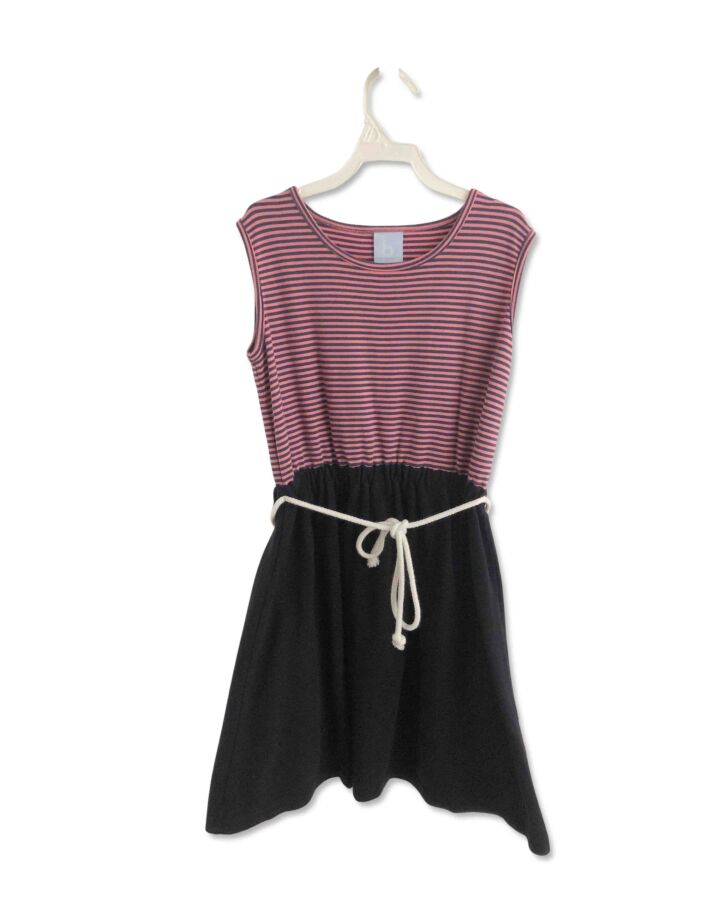 BELLA BLISS  PINK  STRIPED  KNIT DRESS