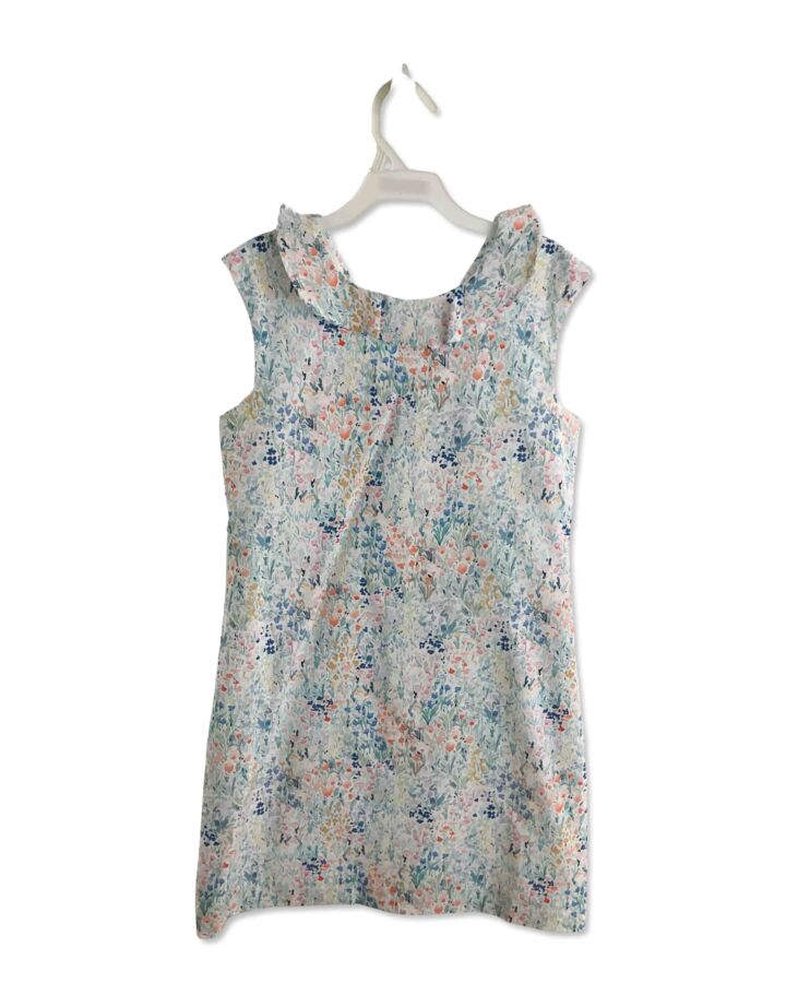 MAGGIE BREEN  LT BLUE  FLORAL  DRESS WITH RUFFLE