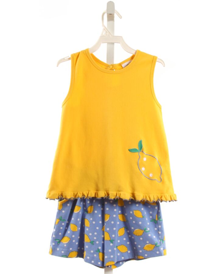 FLORENCE EISEMAN  YELLOW   APPLIQUED 2-PIECE OUTFIT