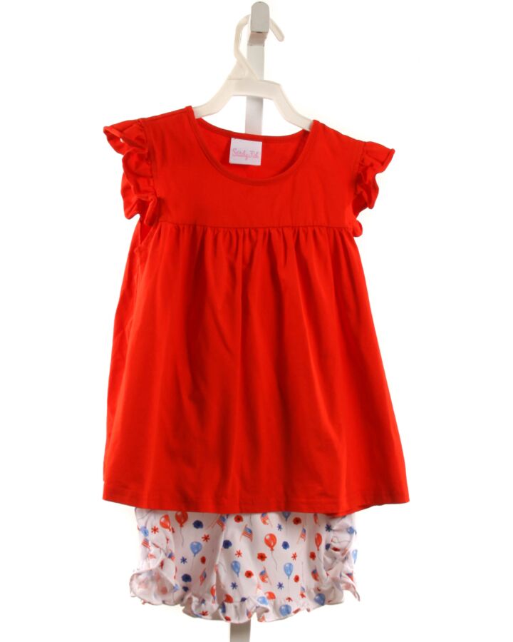 STITCHY FISH  RED    2-PIECE OUTFIT