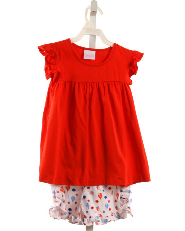 STITCHY FISH  RED    2-PIECE OUTFIT